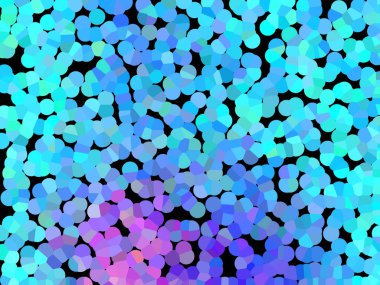 Farklı şekil ve renklerin soyut renkli vektör arkaplanı