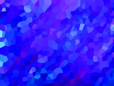 soyut vektör boyalı cam üçgen mozaik arkaplan - mor ve mavi