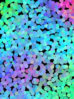 Çemberler ve yıldızlarla soyut renkli arkaplan.