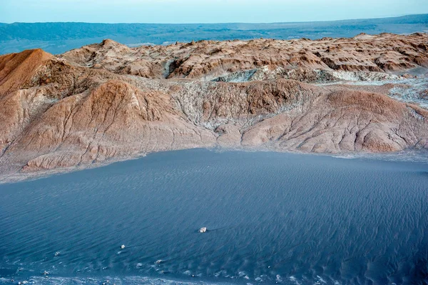 Sonnenaufgang Valle Luna Mondtal San Pedro Atacama Chile Weiter Blick — Stockfoto