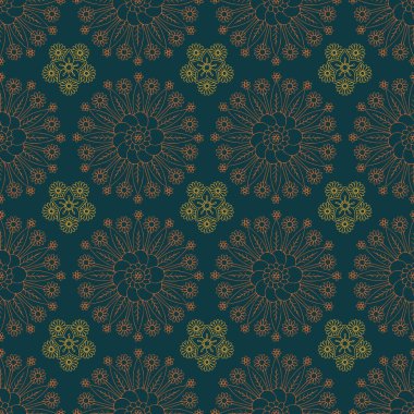 Kraliyet viktorya dikişsiz desen vektör arka plan