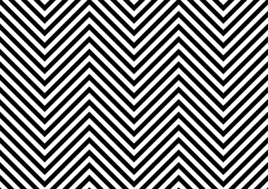 Geometrik dokulu ringa kemiği dikişsiz desen vektörü. Siyah, beyaz.