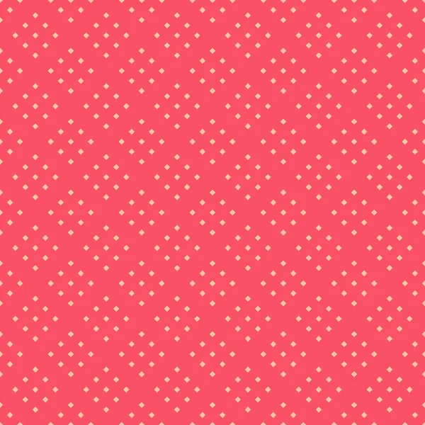 Soyut geometrik küçük dikişsiz desen kareler, kırmızı arka plan üzerinde elmas şekiller vektör