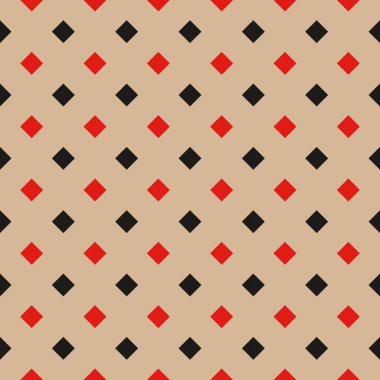 Elmas şekil kareler dikişsiz desen, polka nokta arka plan