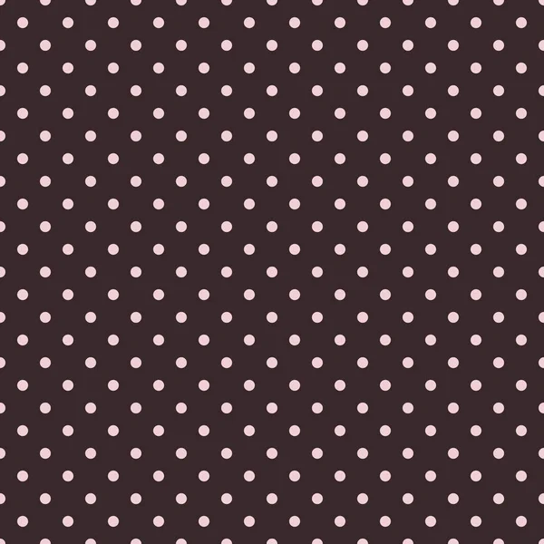 Polka dots naadloze herhalend patroon-chocolade kleuren. — Stockvector