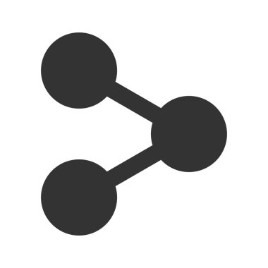 Simge vektör çizimini paylaşın veya gönderin. Ağ simgeleri.