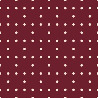 Beyaz noktalar elmas ve kare dikişsiz desen vektör