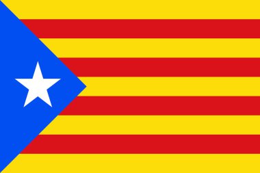 İspanya 'nın katalonya bayrak temsili