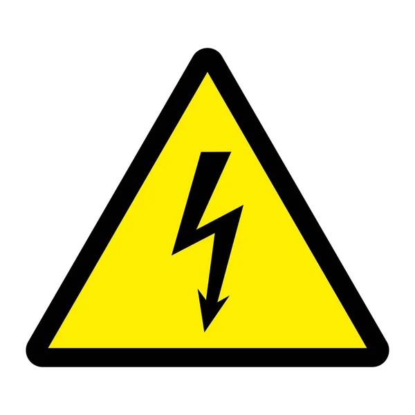 Danger high voltage vector illustration — Stock Vector