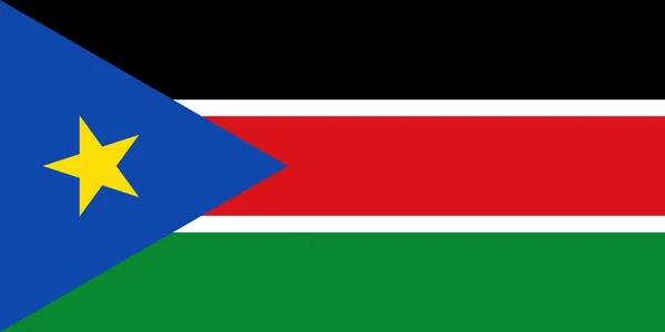 Design Der Nationalflagge Des Südsudan Reise Hintergründe Und Hintergrundbilder — Stockvektor