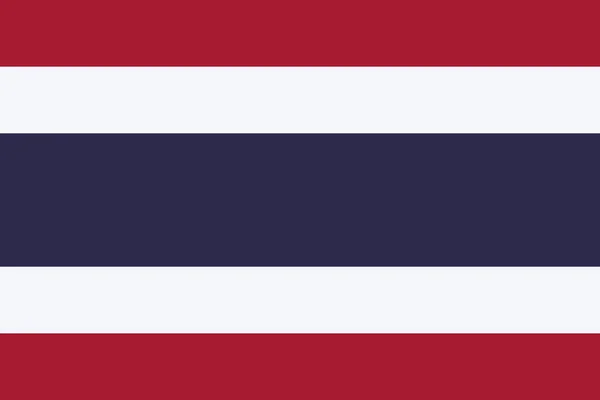 Thaïlande Conception Graphique Drapeau National Concepts Antécédents Entreprise — Image vectorielle