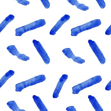 Boya fırçası, çizgi, konturlar, çizgiler ile dikişsiz soyut renkli suluboya deseni. El çizimarka planı