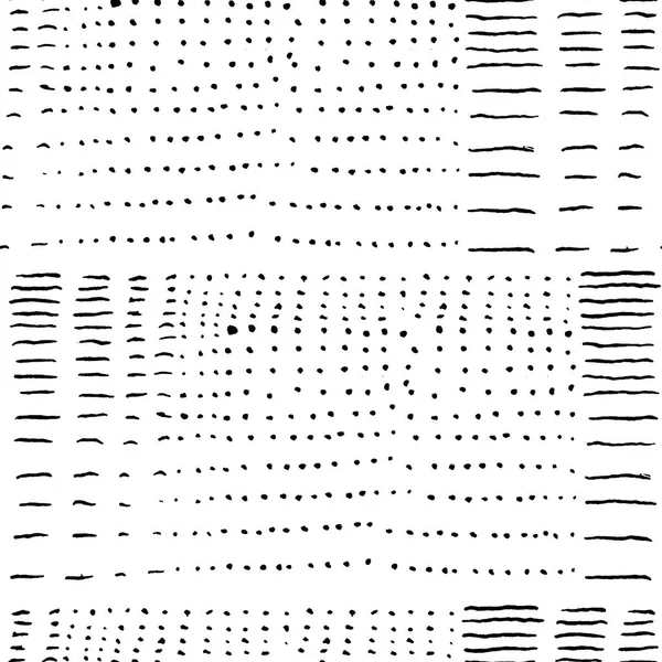 Geometrik, noktalı çizgi ile dikişsiz soyut desen. El çizim tarzı arka plan. Grafik stili. — Stok fotoğraf