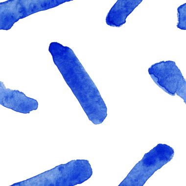 Boya fırçası, çizgi, konturlar, çizgiler ile dikişsiz soyut renkli suluboya deseni. El çizimarka planı