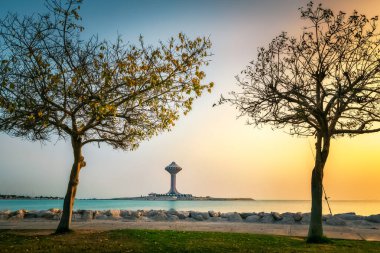 Gündüz Khobar Corniche, Doğu Bölgesi, El Khobar, Suudi Arabistan. 02-Nisan-2021.