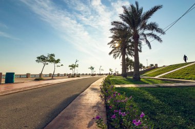 Al-Khobar, Suudi Arabistan 'da Harika Sabah Manzarası.
