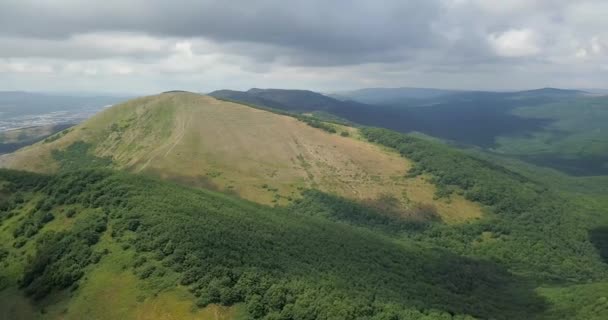 Overview Mountain Range Novorossiysk View Hills Open Pit Mines Few — Stock Video