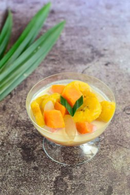 Kolak pisang ubi, Endonezya tatlı patates muz komposto, Ramazan boyunca popüler