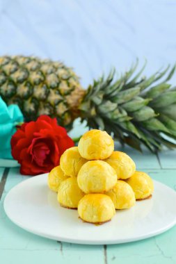 Nastar, Endonezya ananas tart tanımlama bilgileri. Eid al Bayramı kutlamak için popüler tatlı