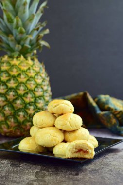 Nastar, Endonezya ananas tart tanımlama bilgileri. Eid al Bayramı kutlamak için popüler tatlı