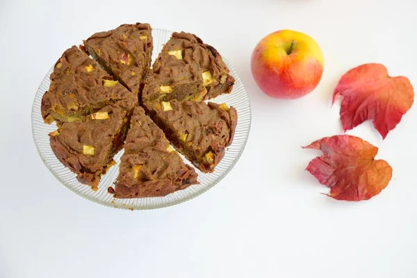 Домашний Яблочный Тыквенный Торт — стоковое фото