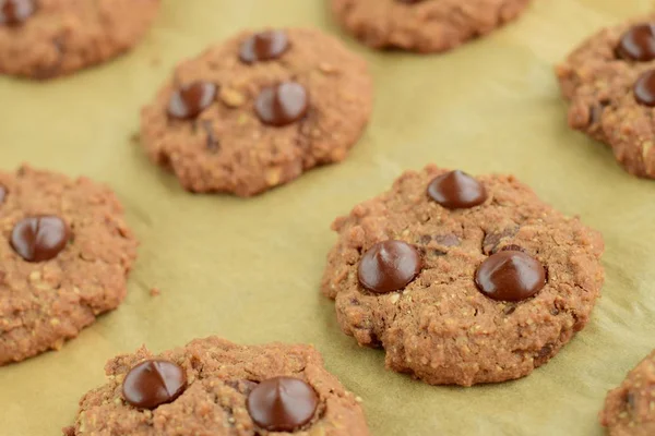 Galletas Chocolate Caseras — Foto de Stock