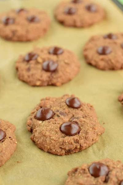 Galletas Chocolate Caseras — Foto de Stock