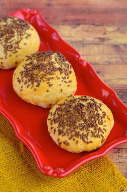 Çikolatalı çörekler.