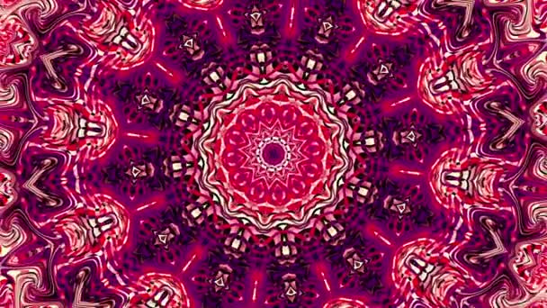 Ornate Mandala-Schleife Hintergrund — Stockvideo