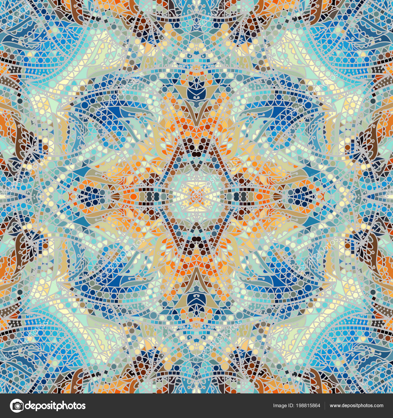 Seamless Pattern Paisley Stock Vector Seamless Pattern Paisley Stock Vector