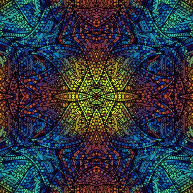 Dikişsiz desen desenli.