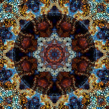 Dikişsiz mozaik desen