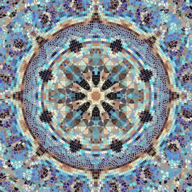 Dikişsiz mozaik desen