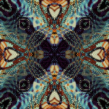 Dikişsiz mozaik desen