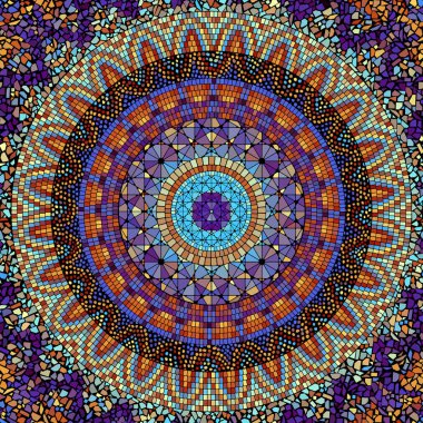 Dikişsiz mozaik desen