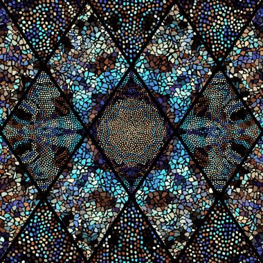 Sorunsuz mozaik sanat desen