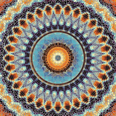 Dikişsiz mozaik desen