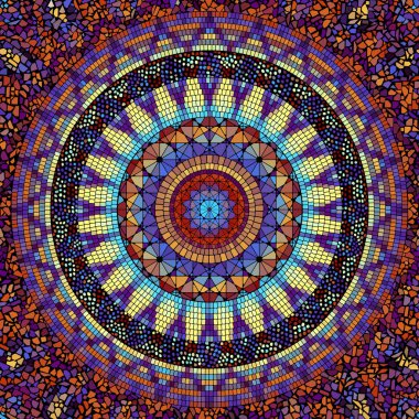 Dikişsiz mozaik desen