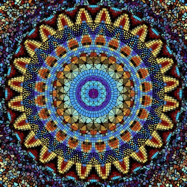 Dikişsiz mozaik desen