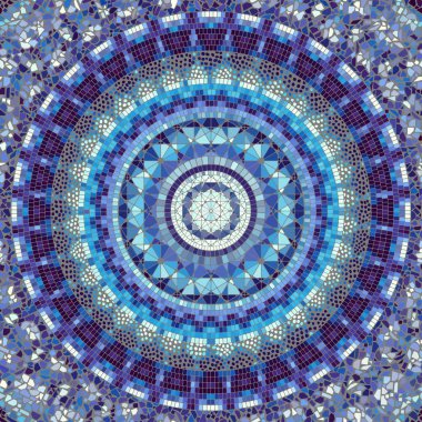 Dikişsiz mozaik desen