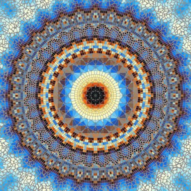 Dikişsiz mozaik desen