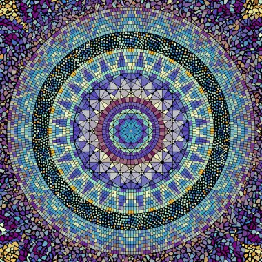 Dikişsiz mozaik desen