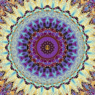 Dikişsiz mozaik desen