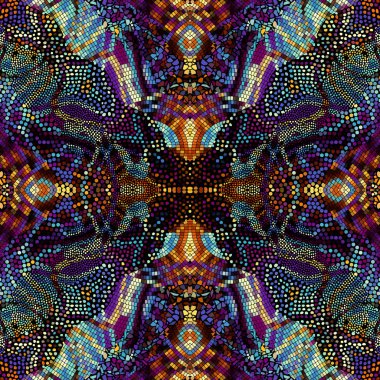 Dikişsiz mozaik desen