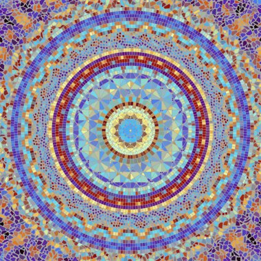 Dikişsiz mozaik desen