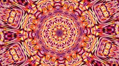 Süslemeli mandala döngü arkaplanı