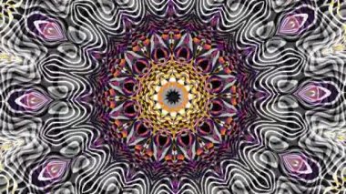 Süslemeli mandala döngü arkaplanı