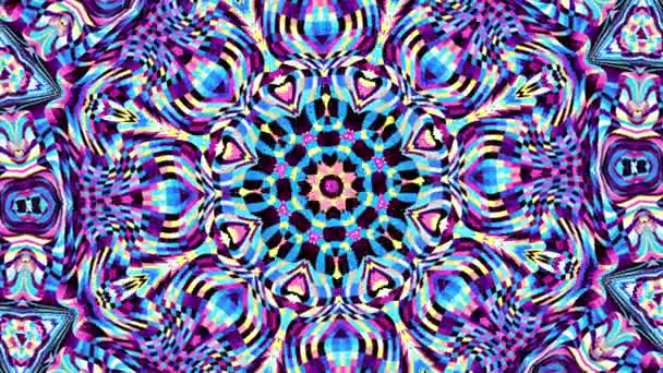 Ornate Mandala-Schleife Hintergrund — Stockvideo