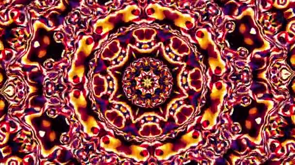 Ornate Mandala-Schleife Hintergrund — Stockvideo