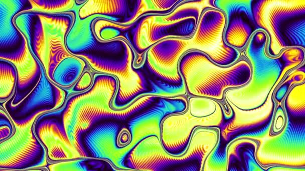 Psychedelischer Hintergrund — Stockvideo